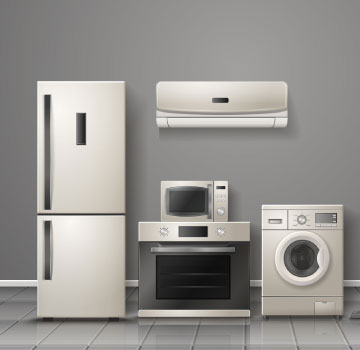 Plastic components for home appliances industry